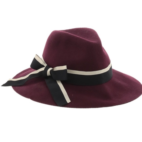 Maroon wool hat - Picture 2 of 5